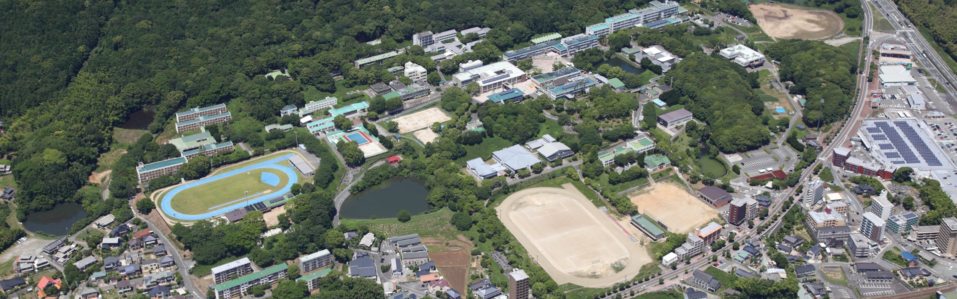 福岡教育大学の航空写真３